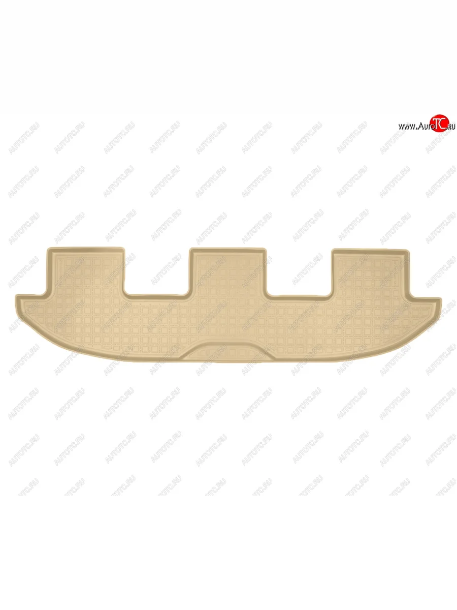 Коврик салона Norplast Unidec (3 ряд) Volkswagen Sharan MK2,7N дорестайлинг (2010-2015) (бежевый)  в Перми Пермском крае