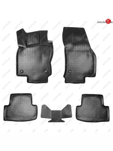 Коврики салона Norplast Unidec (черные) Volkswagen Taos (2020-2022)