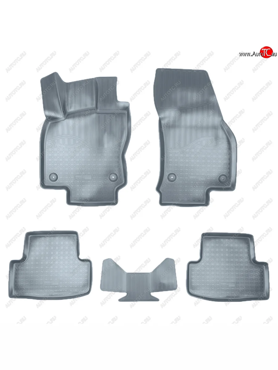 Коврики салона Norplast Unidec Volkswagen Taos (2020-2022) (серые)  в Воронеже Воронежской области