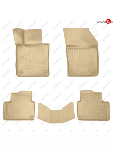 Коврики салона Norplast Unidec (бежевые) Volvo S60 (2018-2025)