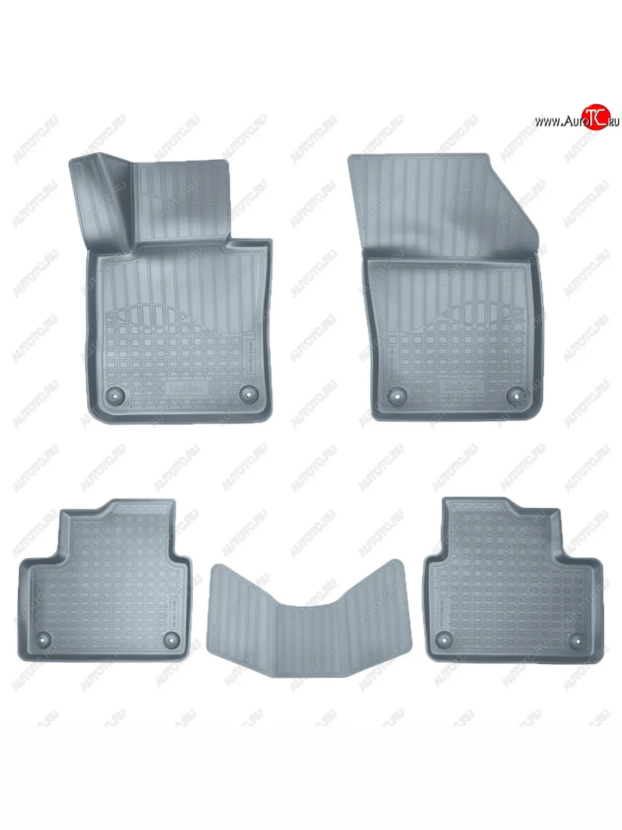 Коврики салона Norplast Unidec  Volvo S60 (2018-2025) (серые)  в Самаре Самарской области