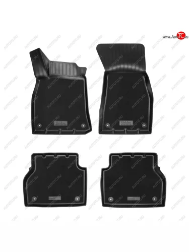 Комбинированые коврики салона Unidec (полиуретан с текстильным покрытием) Audi A6 ( (C8) седан,  (C8) универсал) (2018-2023) дорестайлинг