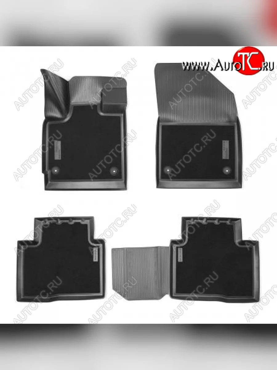 Комбинированые коврики салона Unidec (полиуретан с текстильным покрытием) EXEED TXL 1-ый рестайлинг (2021-2025)  в Самаре Самарской области