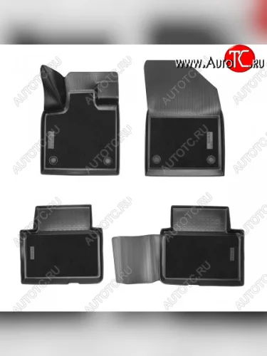 Комбинированые коврики салона Unidec (полиуретан с текстильным покрытием) EXEED VX дорестайлинг (2020-2023)