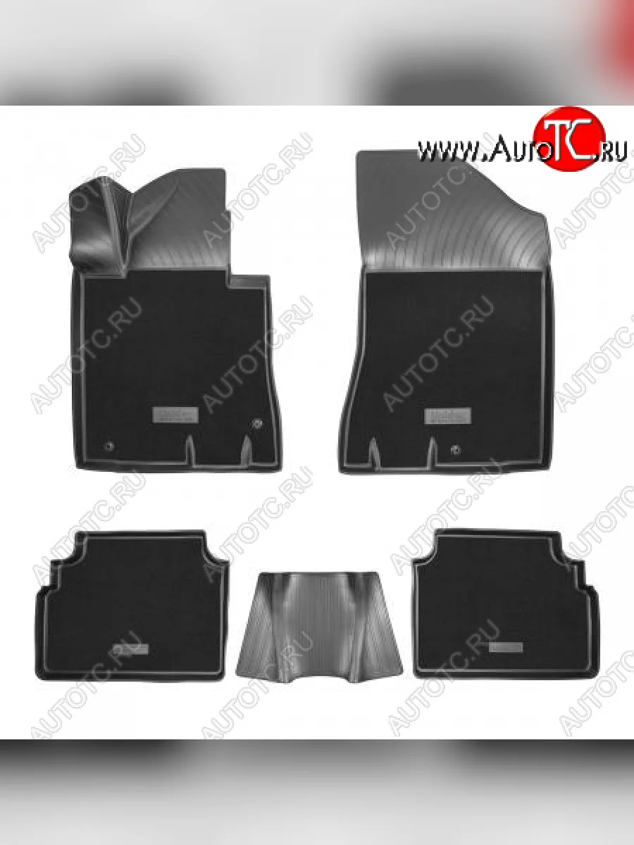 Комбинированые коврики салона Unidec (полиуретан с текстильным покрытием) Hyundai Sonata DN8 (2019-2022)  в Керчи Республика Крым