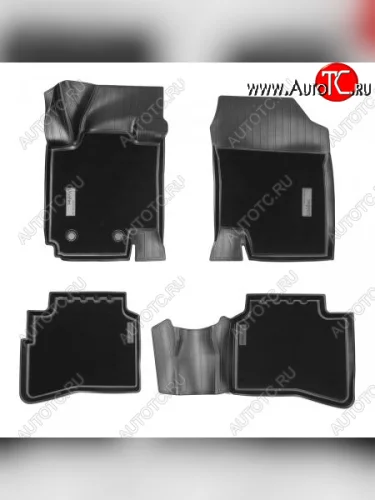 Комбинированые коврики салона Unidec (полиуретан с текстильным покрытием) JAC JS4 (2021-2025)