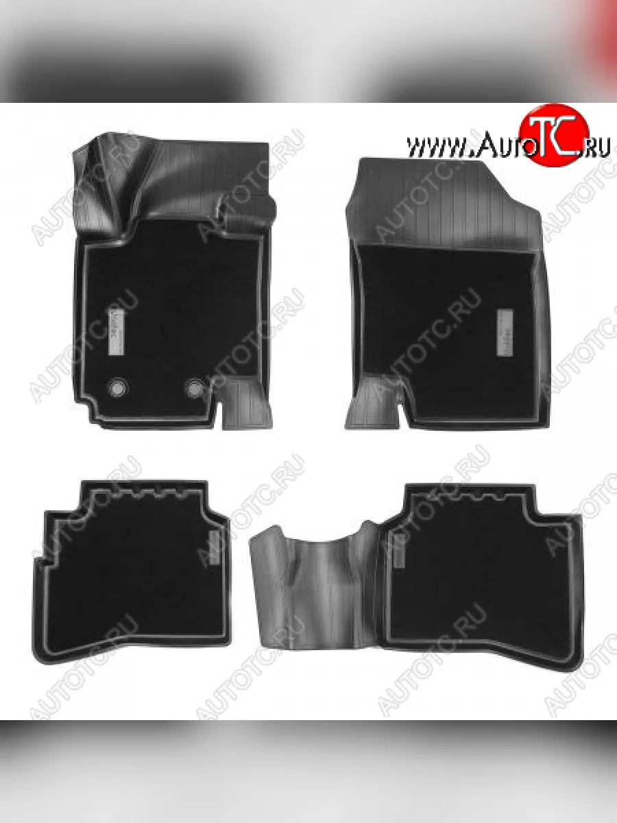 Комбинированые коврики салона Unidec (полиуретан с текстильным покрытием) JAC JS4 (2021-2025)  в Керчи Республика Крым