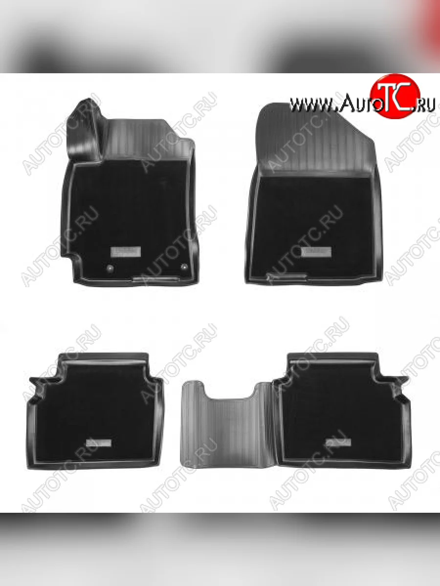 Комбинированые коврики салона Unidec (полиуретан с текстильным покрытием) KIA Cerato 4 BD дорестайлинг седан (2018-2021)  в Керчи Республика Крым