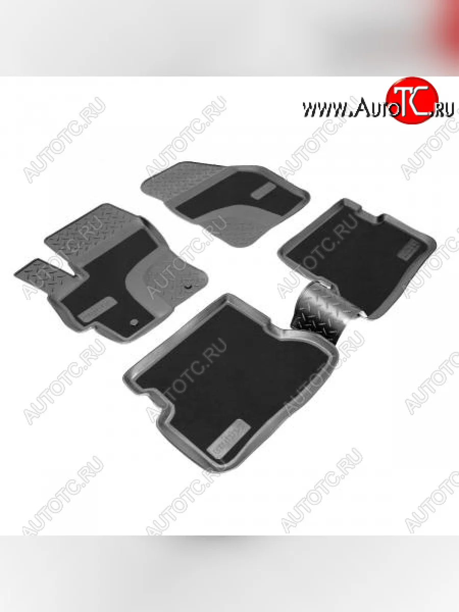 Комбинированые коврики салона Unidec (полиуретан с текстильным покрытием) Mazda 3/Axela BK дорестайлинг седан (2003-2006)  в Керчи Республика Крым