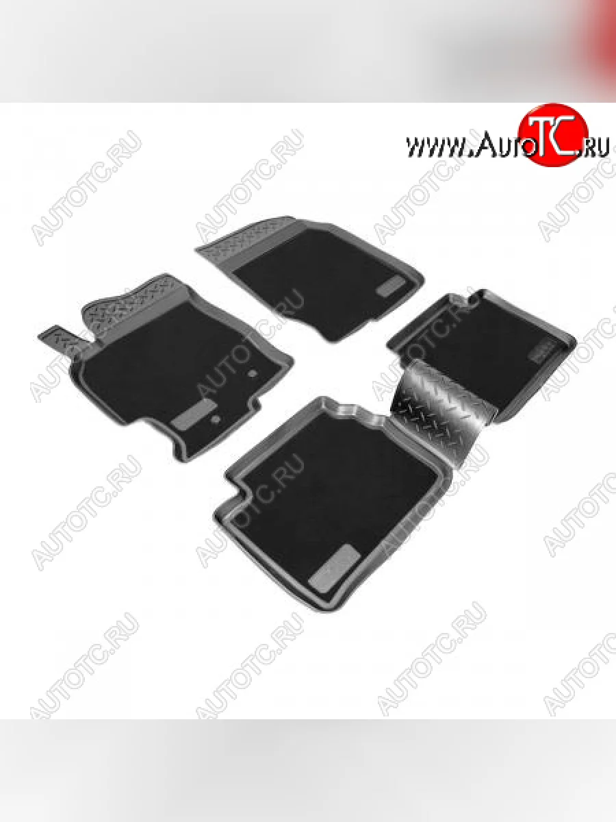 Комбинированые коврики салона Unidec (полиуретан с текстильным покрытием) Mazda 6 GH рестайлинг универсал (2010-2012)  в Керчи Республика Крым