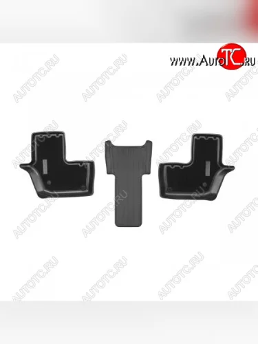 Комбинированые коврики салона Unidec (3 ряд, полиуретан с текстильным покрытием) Mercedes-Benz GLS-Class X167 (2019-2025)