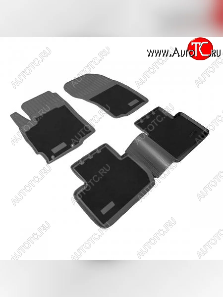 Комбинированые коврики салона Unidec (полиуретан с текстильным покрытием) Mitsubishi Outlander GF дорестайлинг (2012-2014)  в Воронеже Воронежской области