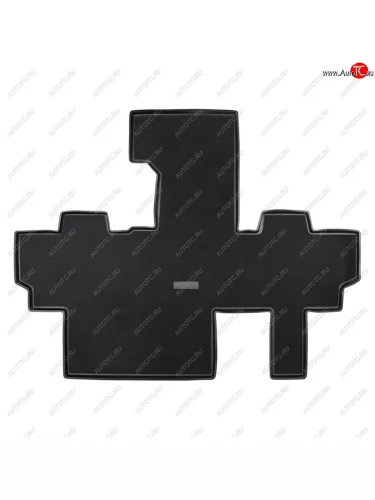 Комбинированые коврики салона Unidec (2 ряд, полиуретан с текстильным покрытием) Peugeot Traveller K0 L2 дорестайлинг (2016-2024)