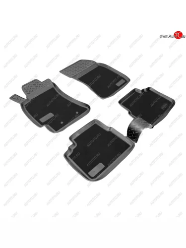 Комбинированые коврики салона Unidec (полиуретан с текстильным покрытием) Subaru Forester SH (2008-2013)