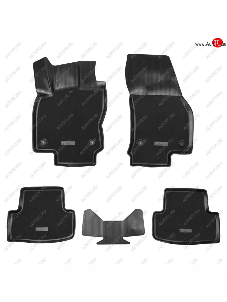 Комбинированые коврики салона Unidec (полиуретан с текстильным покрытием) Volkswagen Taos (2020-2022)  в Воронеже Воронежской области