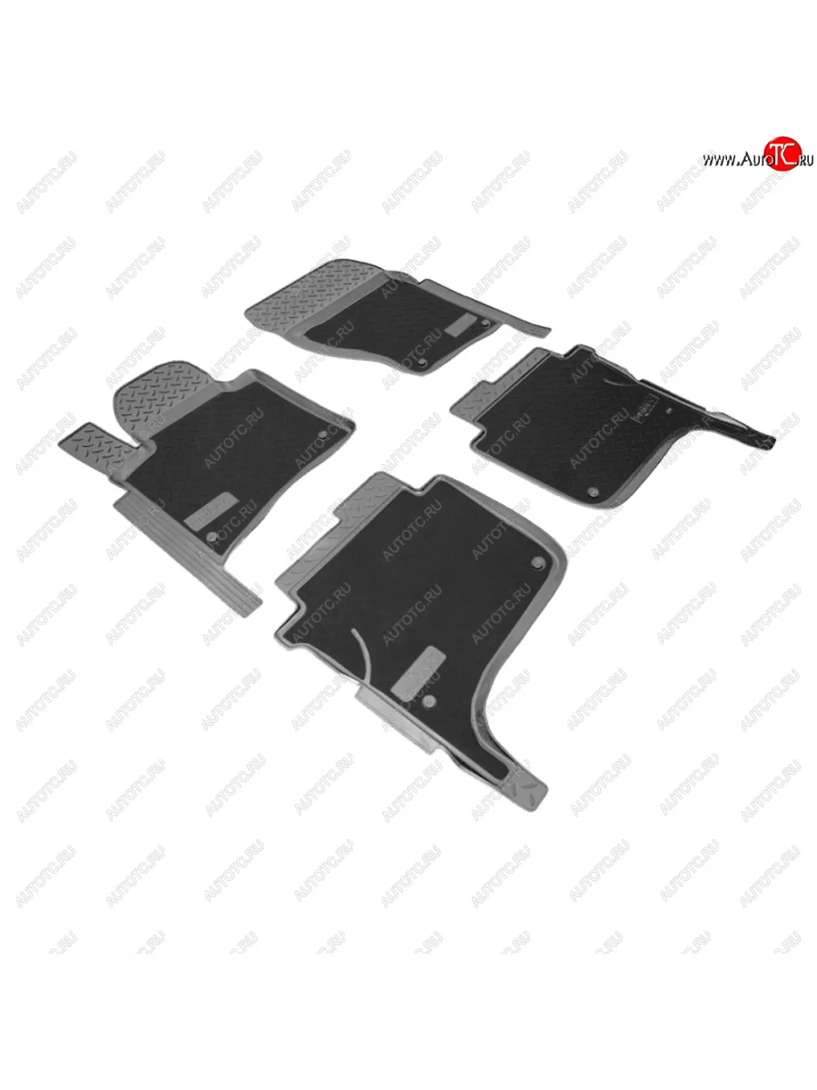 Комбинированые коврики салона Unidec (полиуретан с текстильным покрытием) Volkswagen Touareg 2 NF дорестайлинг (2010-2014)  в Перми Пермском крае