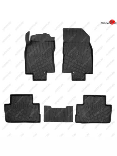 Коврики салона Norplast Lidec (литьевые) Nissan Qashqai 2 J11 дорестайлинг (2013-2019)