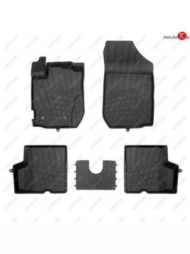 Коврики салона Norplast Lidec (литьевые) Renault Kaptur дорестайлинг (2016-2020)