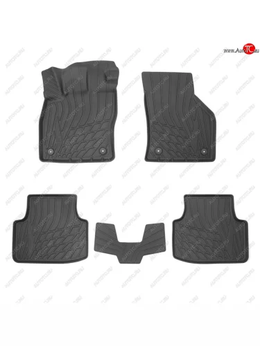 Коврики салона Norplast Lidec (литьевые) Skoda Octavia A7 дорестайлинг лифтбэк (2012-2017)