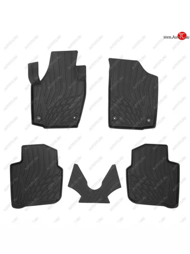 Коврики салона Norplast Lidec (литьевые) Skoda Rapid MK2 хэтчбэк 5 дв. рестайлинг (2019-2024)