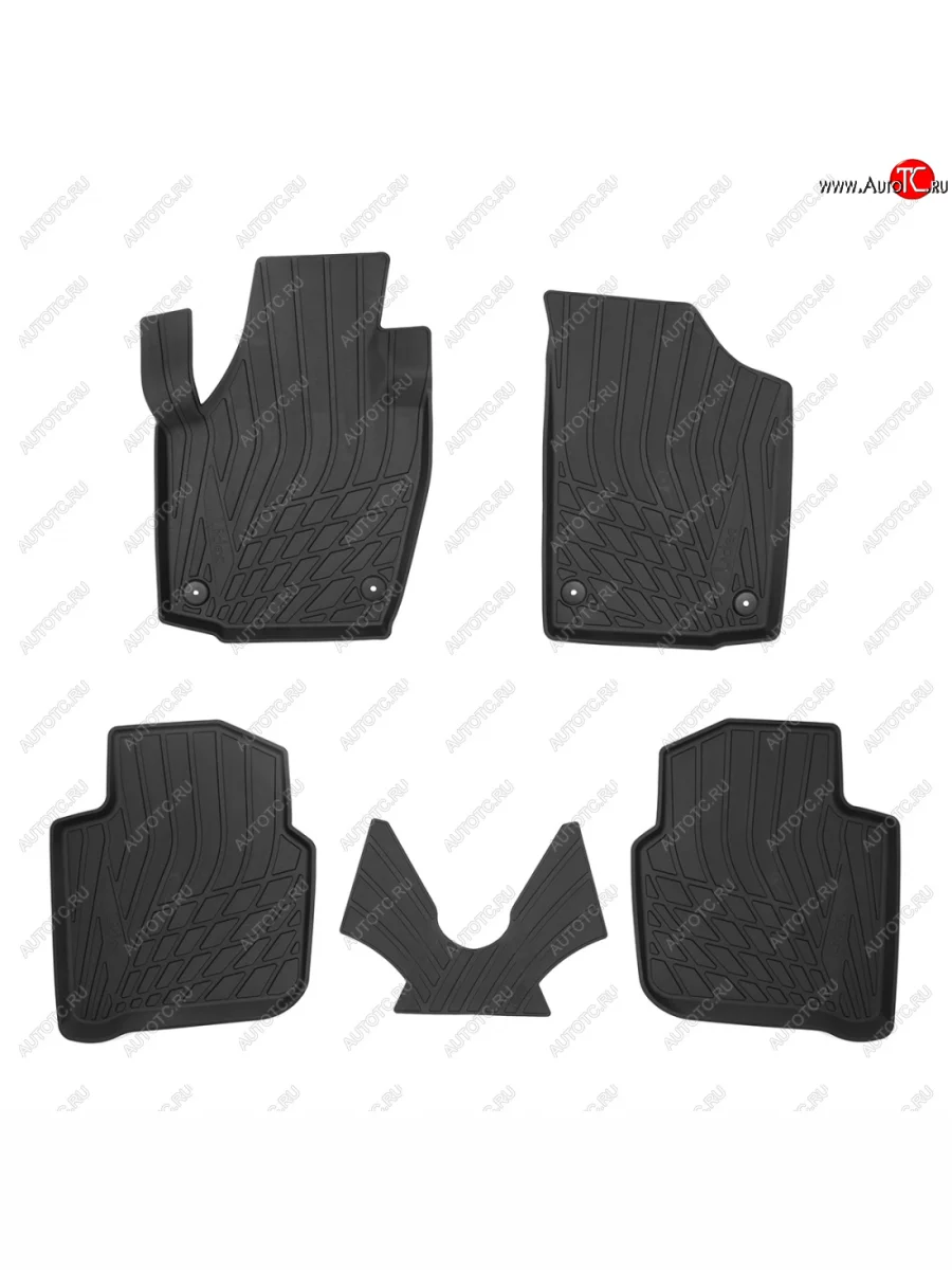 Коврики салона Norplast Lidec (литьевые) Skoda Rapid MK2 хэтчбэк 5 дв. рестайлинг (2019-2024)  в Керчи Республика Крым