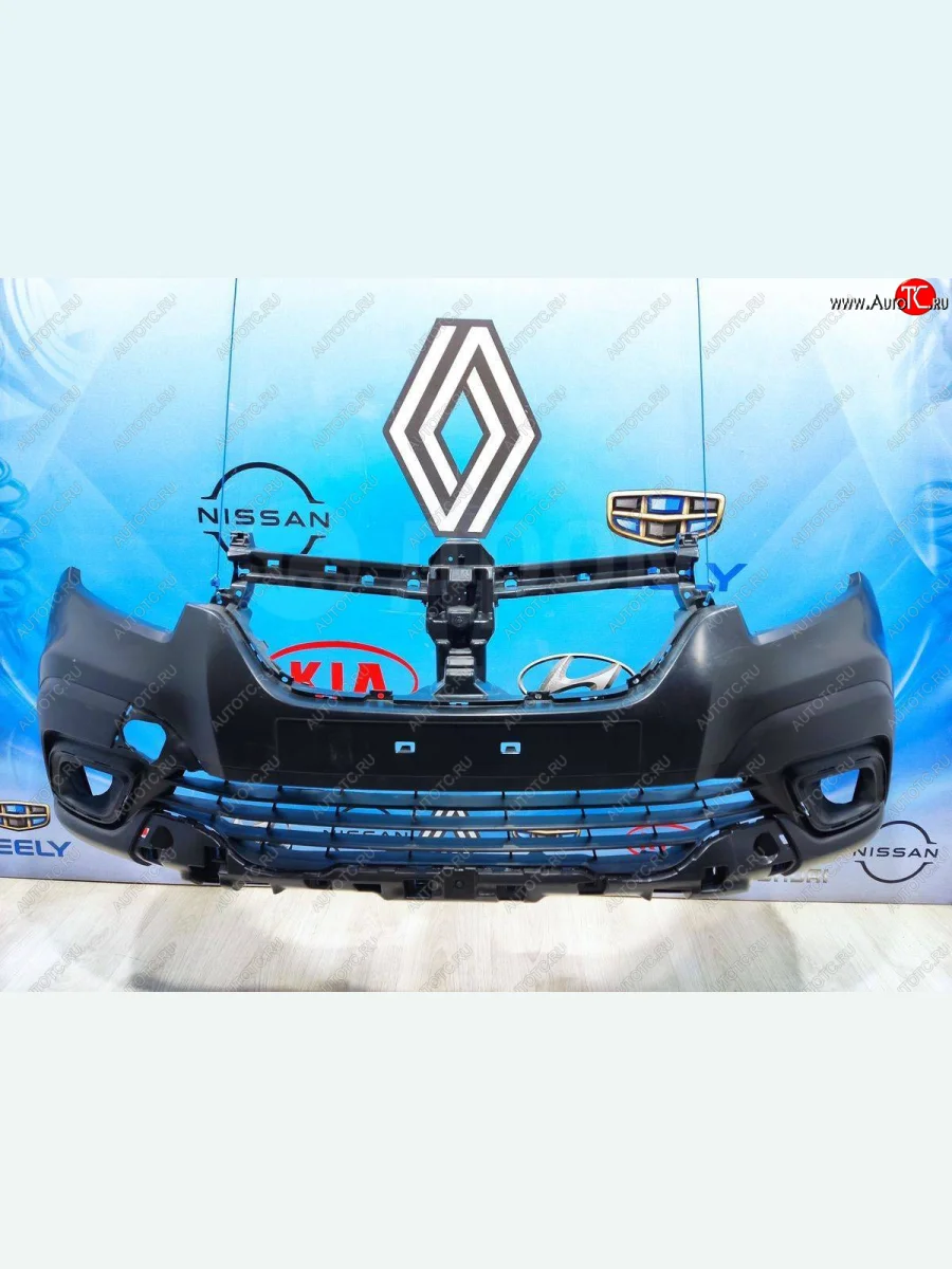 Передний бампер RENAULT Renault Sandero Stepway 2 рестайлинг (2018-2022) (Неокрашенный)  с доставкой в г. Керчь