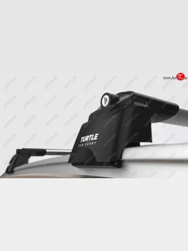Багажник на крышу TURTLE Air2 (на интегрированые рейлинги) (серебро) Seat Ibiza  6J,6P универсал (2008-2016) дорестайлинг,  рестайлинг