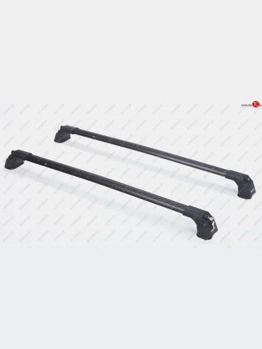 Багажник на крышу TURTLE Air3 (в штатные места с резьбовым соединением) (черный) Mazda CX-7  ER (2006-2012) дорестайлинг, рестайлинг