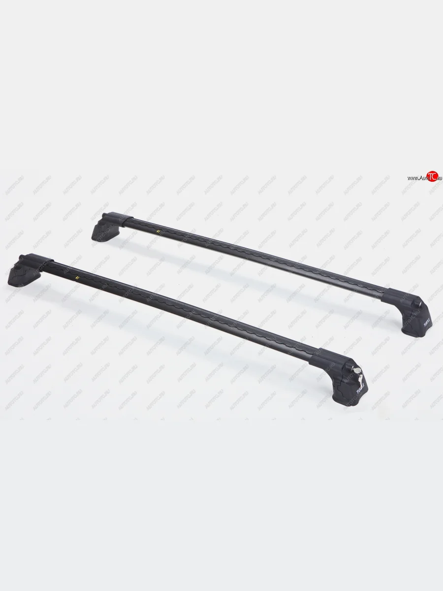 Багажник на крышу TURTLE Air3 (в штатные места с резьбовым соединением) Volkswagen Transporter T5 дорестайлинг (2003-2009) (черный)  в Самаре Самарской области