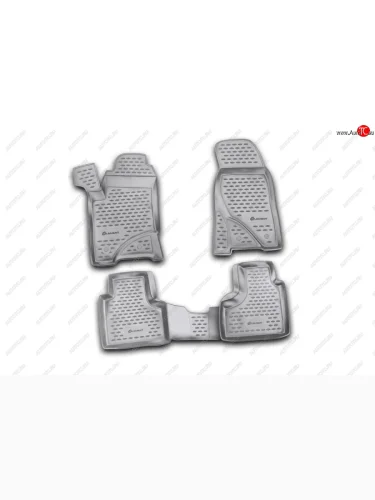 Комплект ковриков салона Element (полиуретан) Chevrolet Niva 2123 рестайлинг (2009-2020)