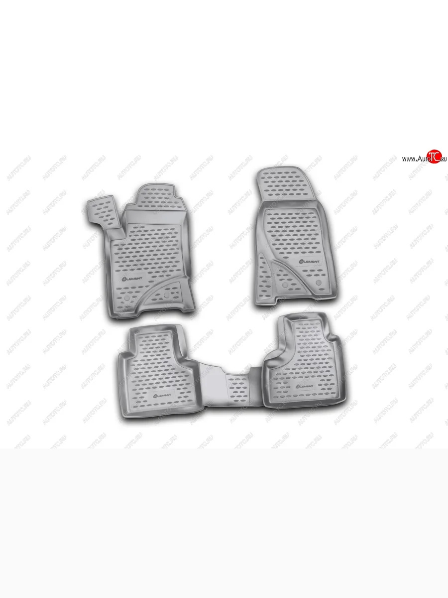 Комплект ковриков салона Element (полиуретан) Chevrolet Niva 2123 рестайлинг (2009-2020)  в Керчи Республика Крым
