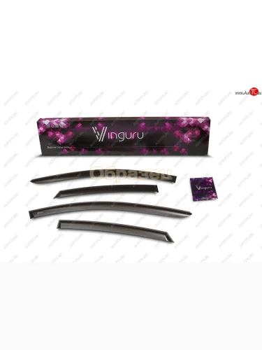 Дефлекторы окон Vinguru (накладные) Hyundai Creta  SU (2020-2022)