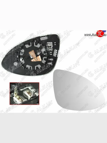 Правое полотно зеркала ALCAR (асферическое с обогревом) Porsche Cayenne 958 (2010-2014)