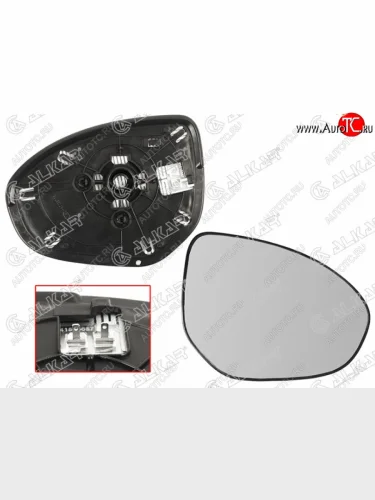 Правое полотно зеркала ALCAR (асферическое с обогревом) Mazda 3/Axela BL дорестайлинг, хэтчбэк 5 дв. (2009-2011)