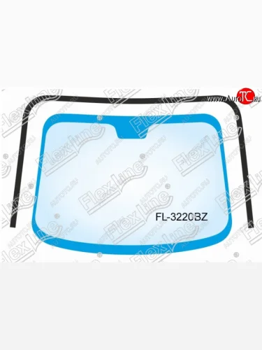 Молдинг лобового стекла FlexLine Hyundai IX35 LM дорестайлинг (2009-2013)