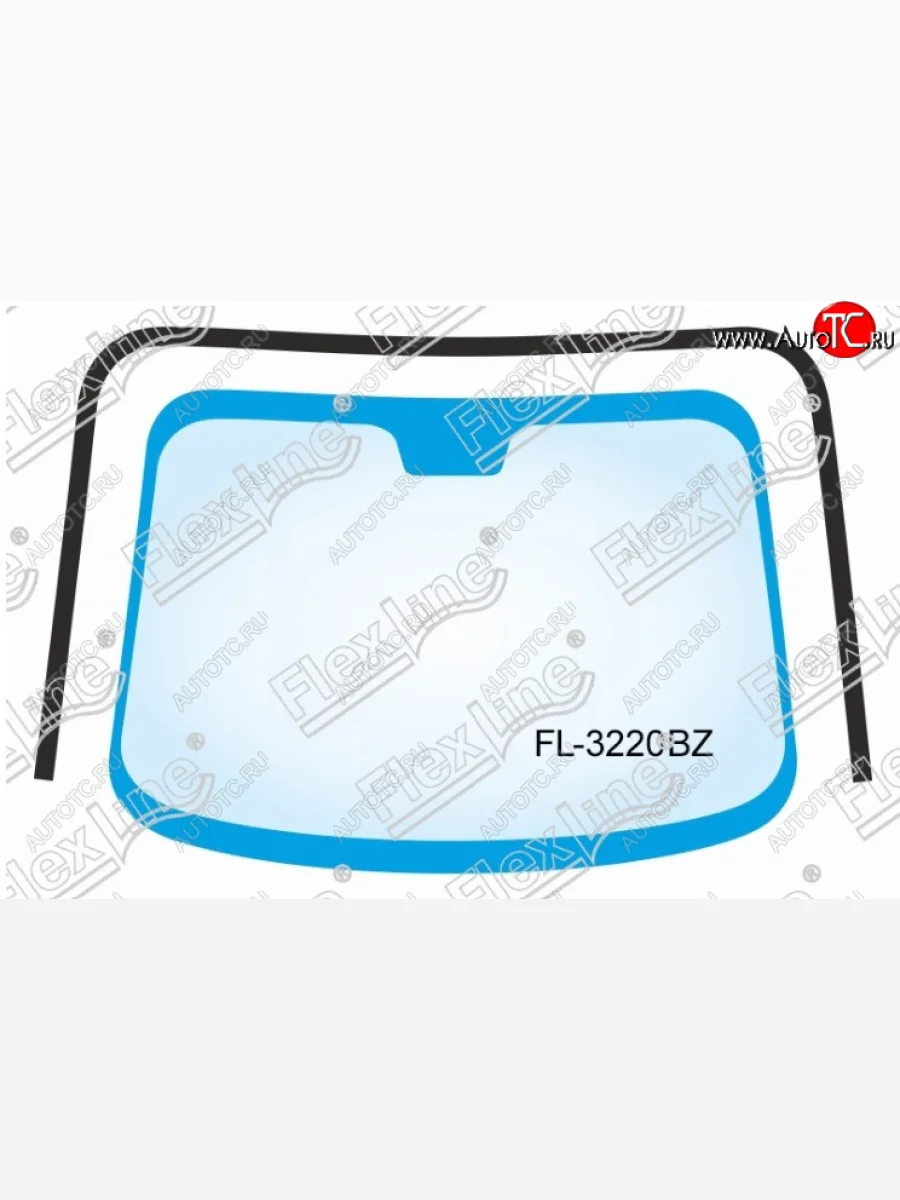 Молдинг лобового стекла FlexLine Hyundai IX35 LM дорестайлинг (2009-2013)  в Перми Пермском крае
