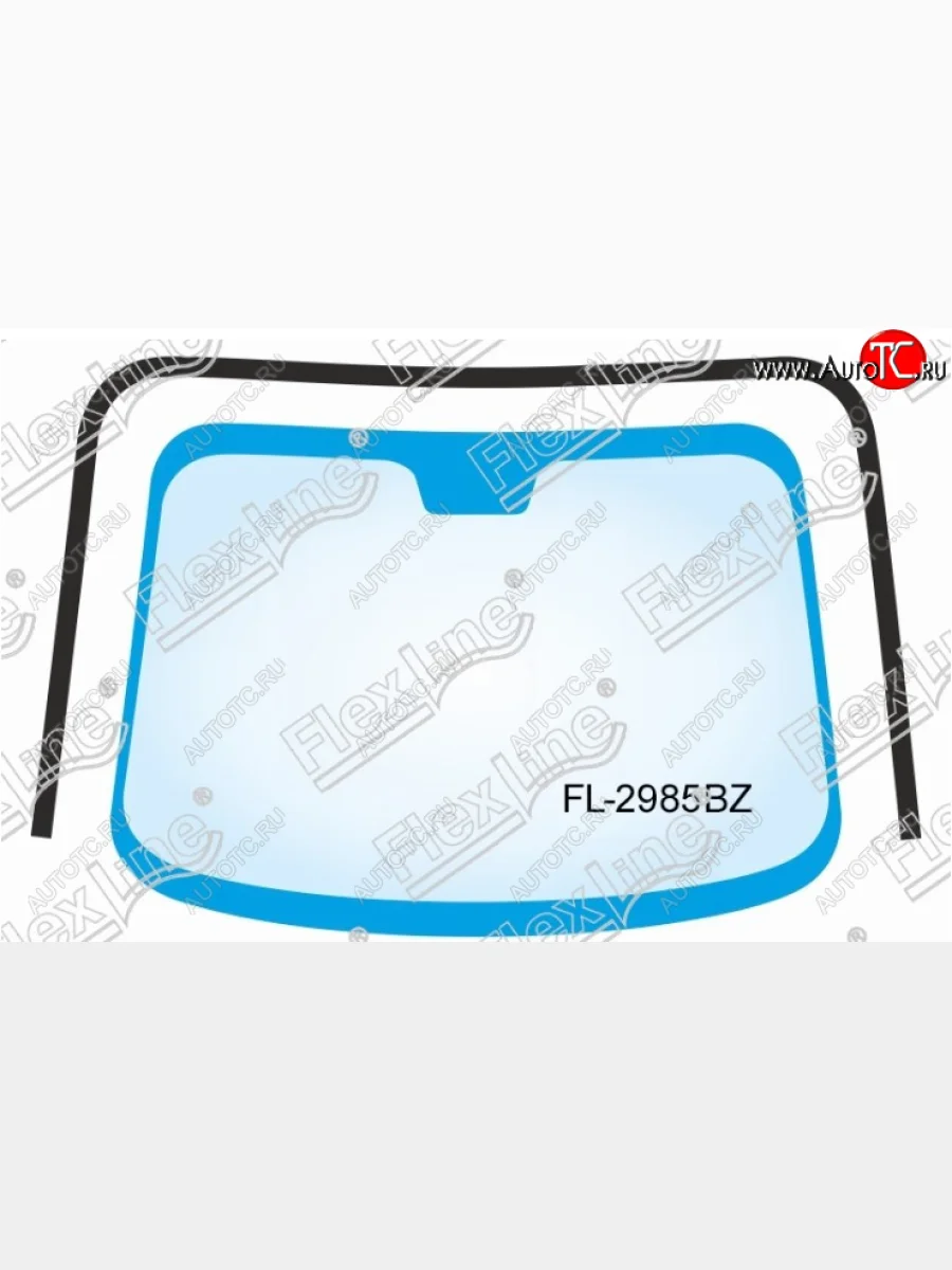 Молдинг лобового стекла FlexLine Subaru Forester SH (2008-2013)  в Керчи Республика Крым