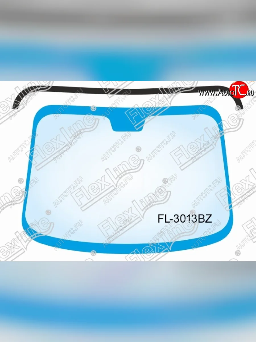 Молдинг лобового стекла FlexLine Honda Fit GE дорестайлинг (2007-2010)  в Самаре Самарской области