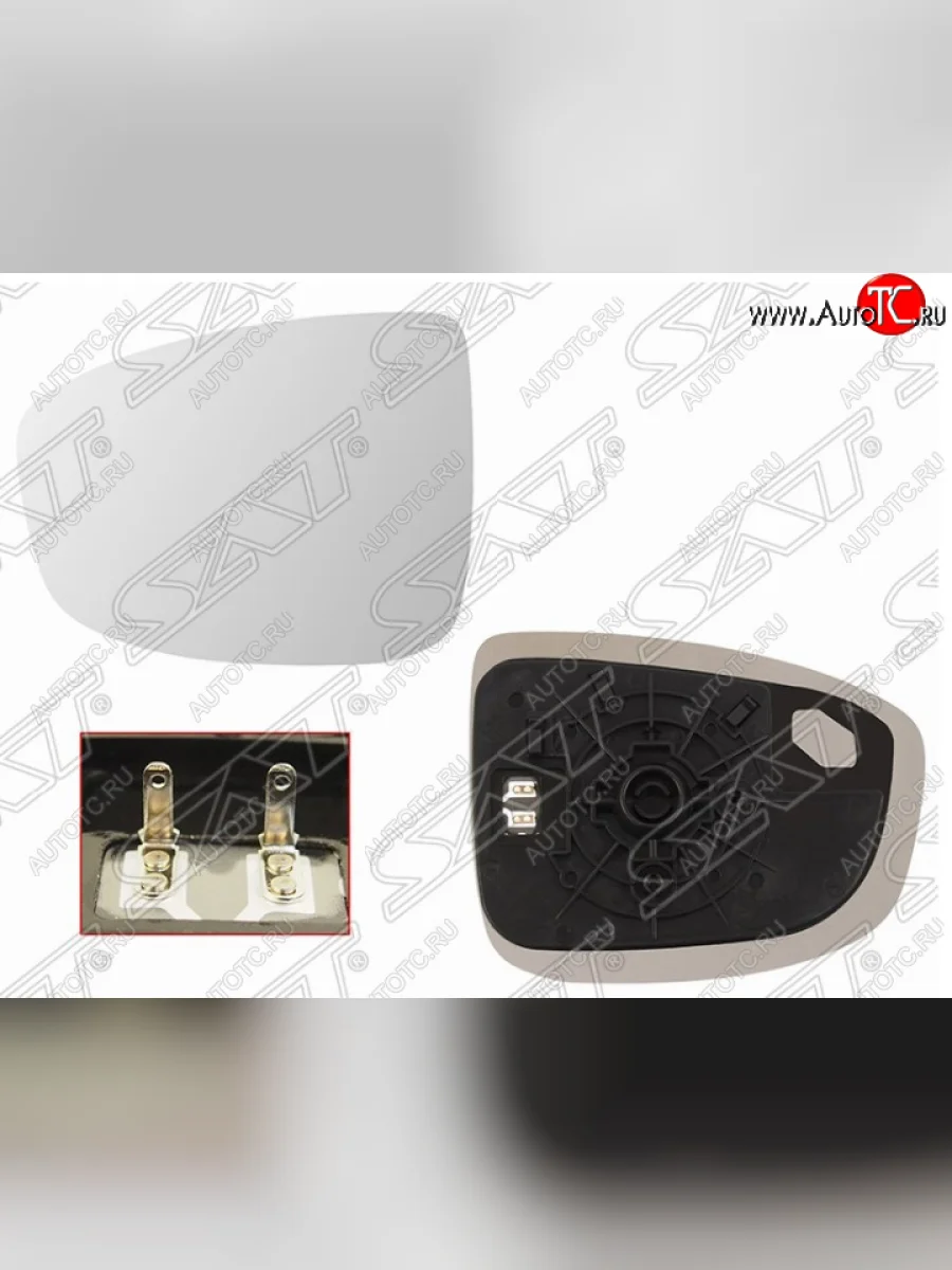 Левое полотно зеркала SAT (с обогревом) Mazda CX-5 KE дорестайлинг (2011-2014)  в Перми Пермском крае
