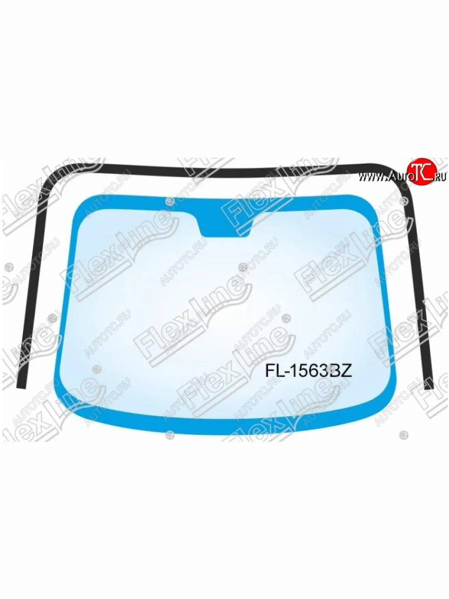 Молдинг лобового стекла FlexLine Chevrolet Lacetti универсал (2002-2013)  в Керчи Республика Крым
