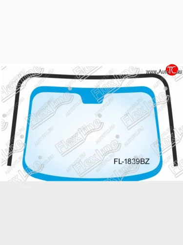 Молдинг лобового стекла FlexLine Dodge Durango WK2 дорестайлинг (2010-2013)