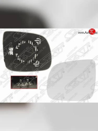 Левое полотно зеркала SAT (асферическое с обогревом) Audi Q5 8R дорестайлинг (2008-2012)