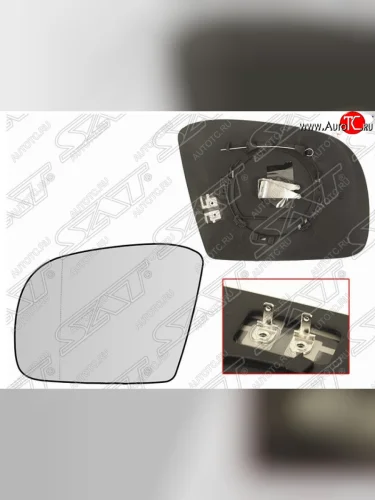 Левое полотно зеркала SAT (асферическое с обогревом) Mercedes-Benz ML class  W164 - R-Class  W251/V251