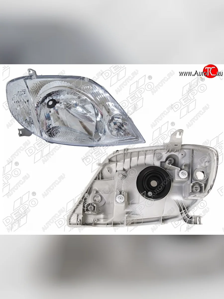 Правая передняя фара DEPO (Евросвет) Toyota Corolla E110 хэтчбек 5 дв. рестайлинг (2000-2002)  в Самаре Самарской области