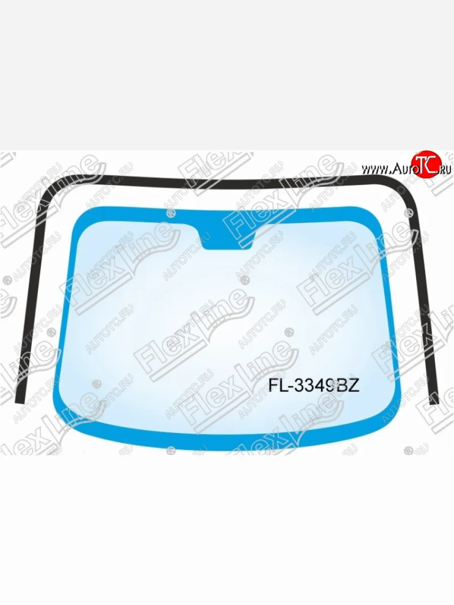 Молдинг лобового стекла FlexLine KIA Optima 3 TF дорестайлинг седан (2010-2013)  в Керчи Республика Крым