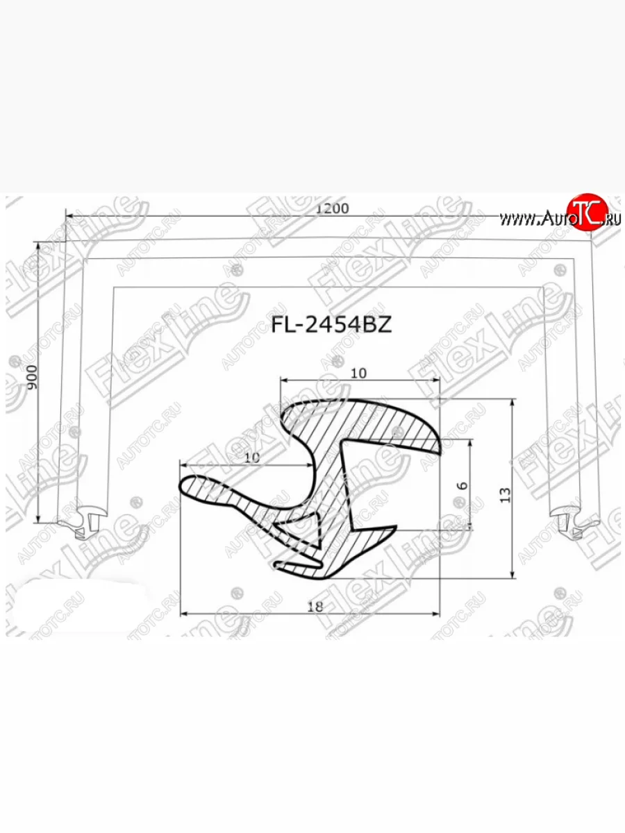 Молдинг лобового стекла FlexLine Toyota Prius XW20 дорестайлинг (2003-2005)  в Керчи Республика Крым