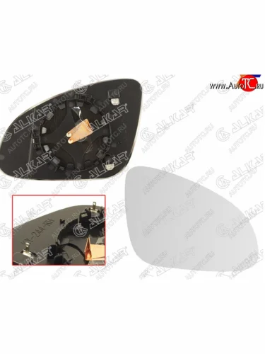 Правое полотно зеркала ALCAR (асферическое с обогревом) Opel Astra J хэтчбек 5 дв.  рестайлинг (2012-2017)