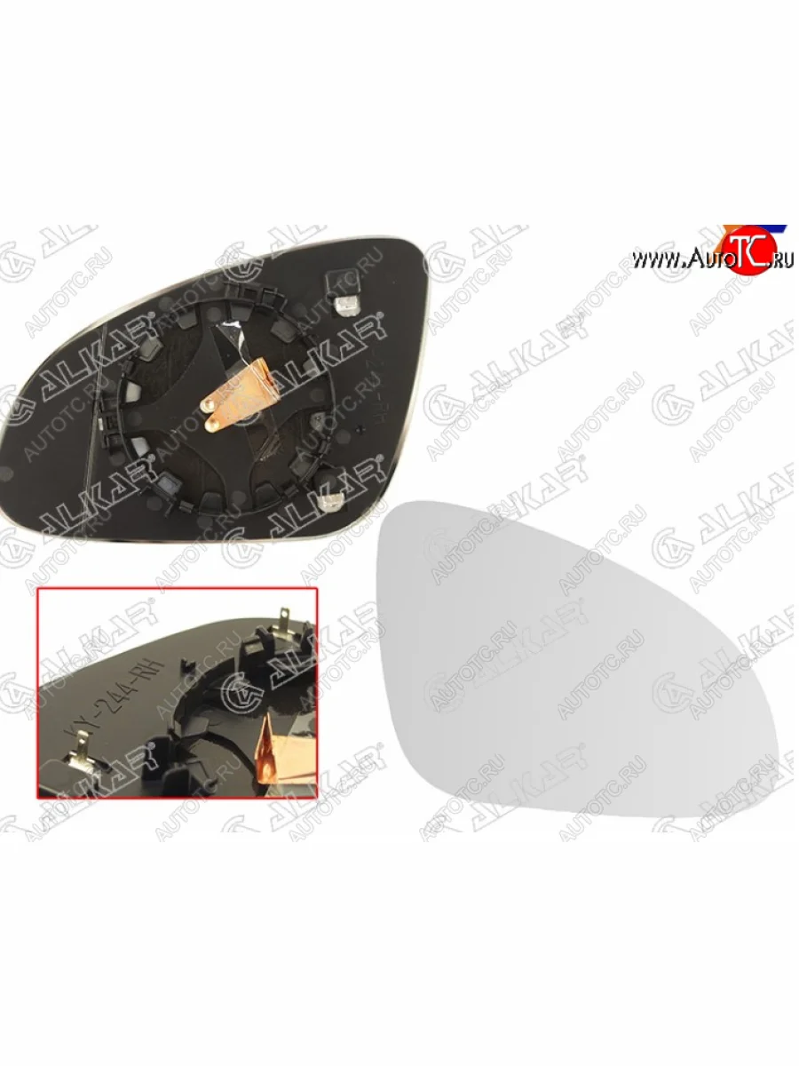 Правое полотно зеркала ALCAR (асферическое с обогревом) Opel Astra J хэтчбек 5 дв.  рестайлинг (2012-2017)  в Керчи Республика Крым