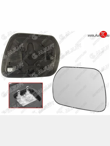 Правое полотно зеркала ALCAR (сферическое с обогревом) Suzuki Escudo 3 дорестайлинг (2006-2008)