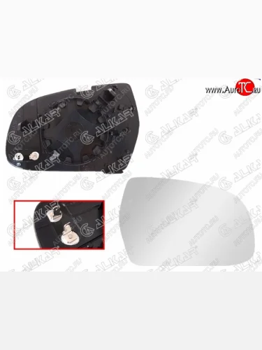 Правое полотно зеркала ALCAR (сферическое с обогревом) Audi A5 8T дорестайлинг, лифтбэк (2007-2011)